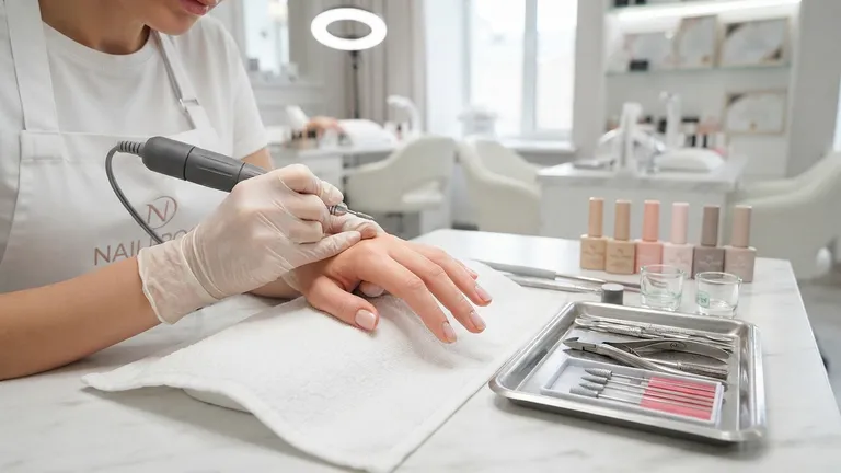 Taller de manicura rusa y cuidado de cutícula.